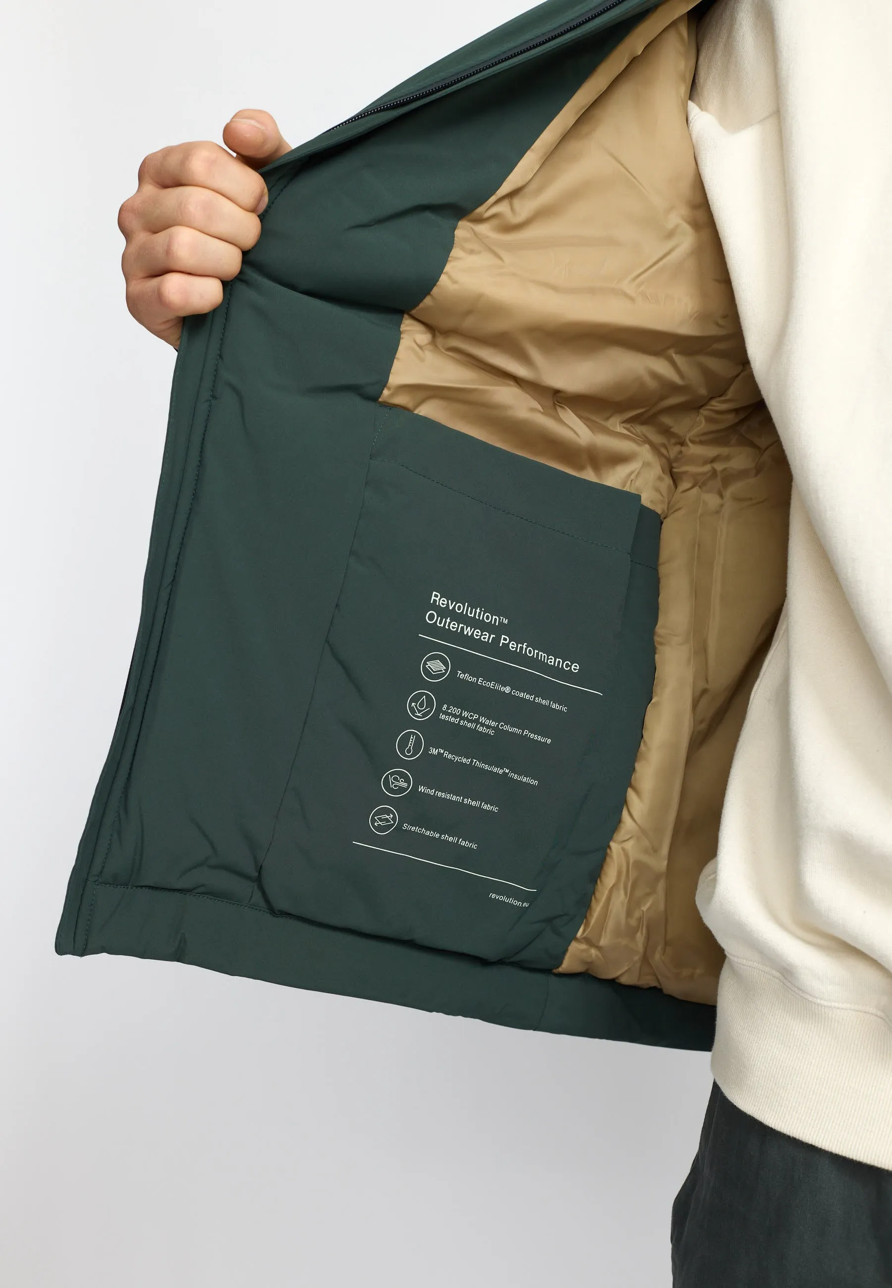 Padded City Jacket / 7850 - Darkgreen