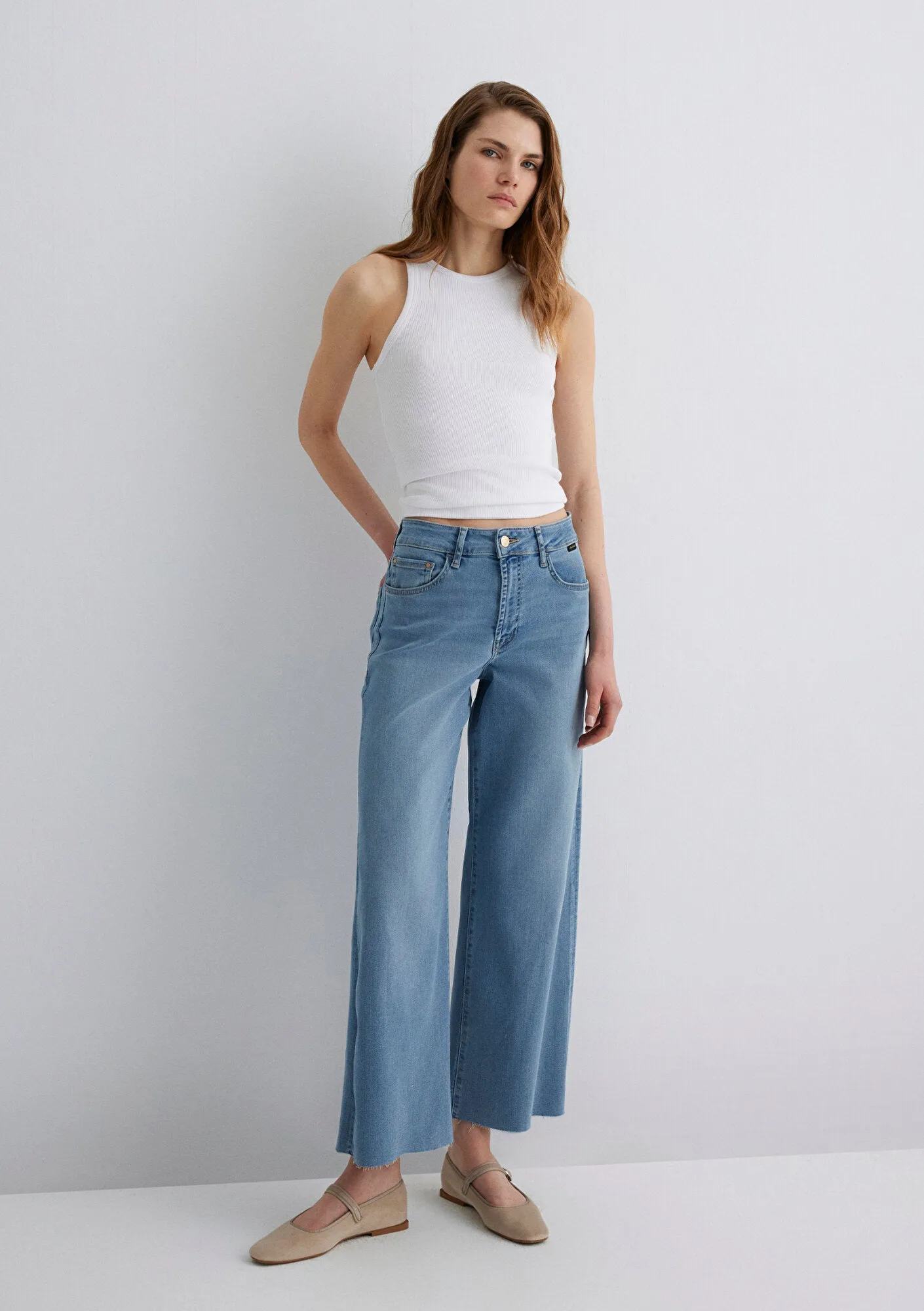 Paloma Light Brushed Gold Premium Jean Pants