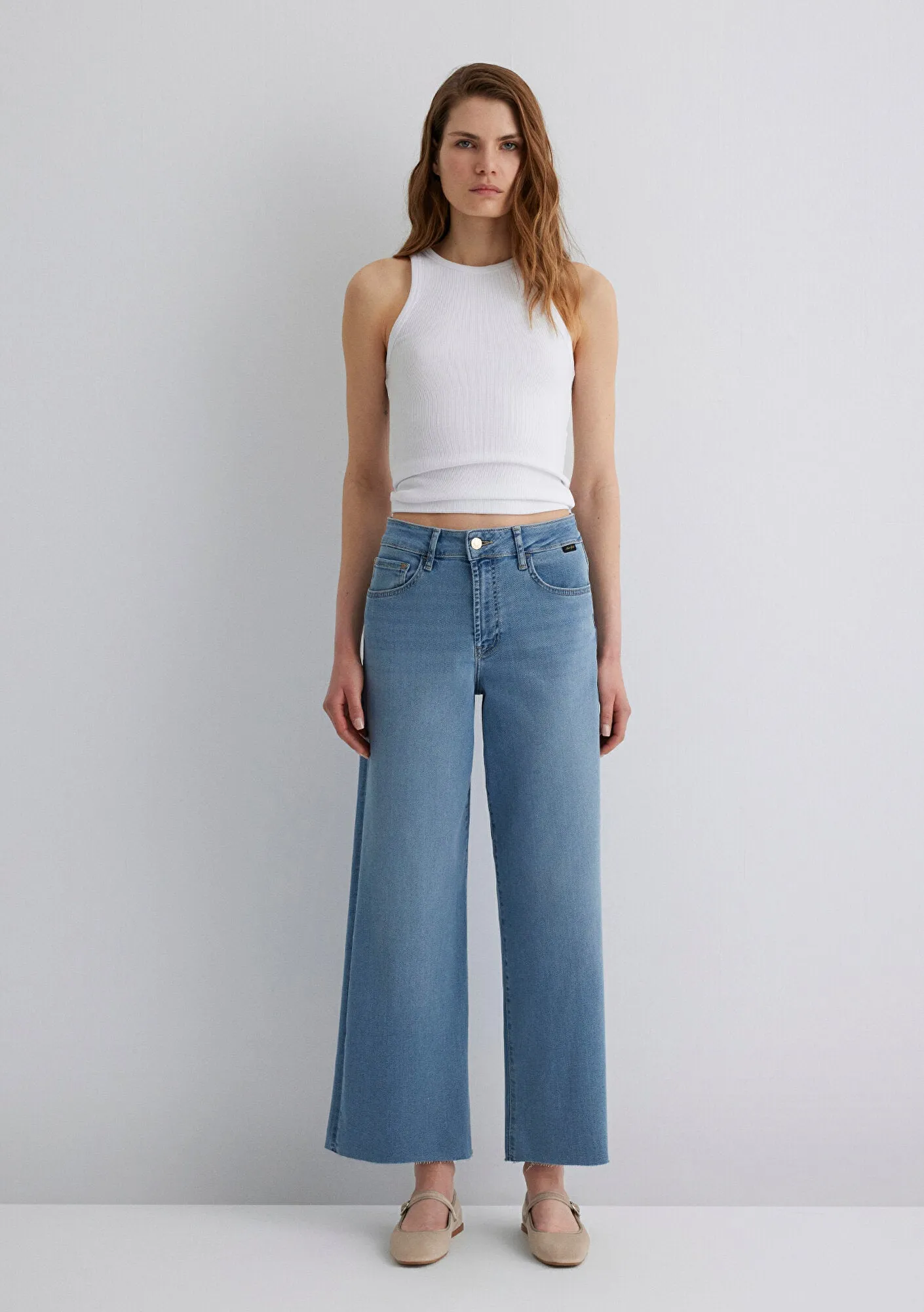 Paloma Light Brushed Gold Premium Jean Pants