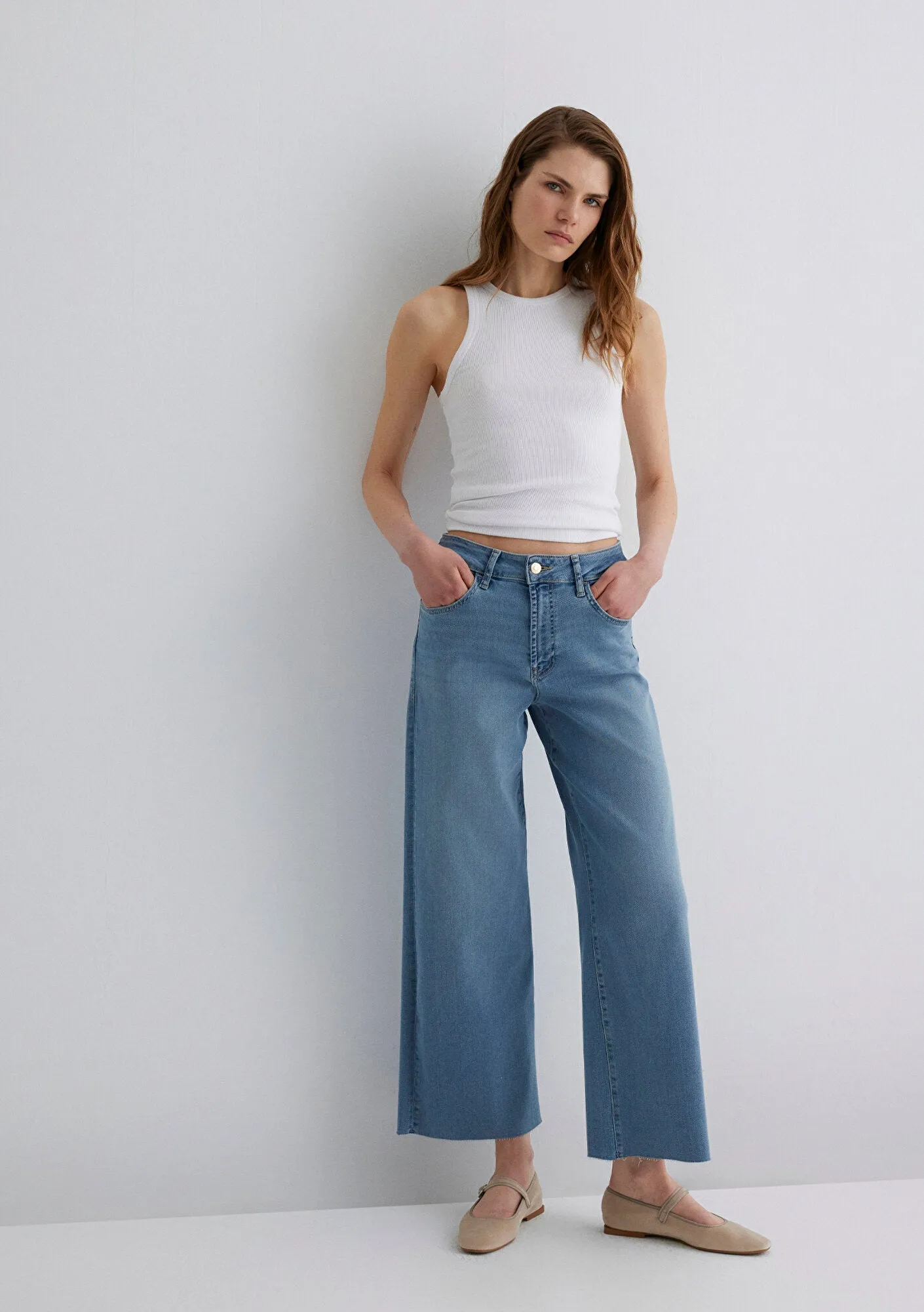 Paloma Light Brushed Gold Premium Jean Pants