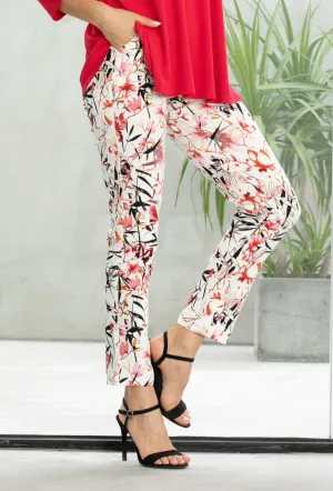 Pant Red and Black