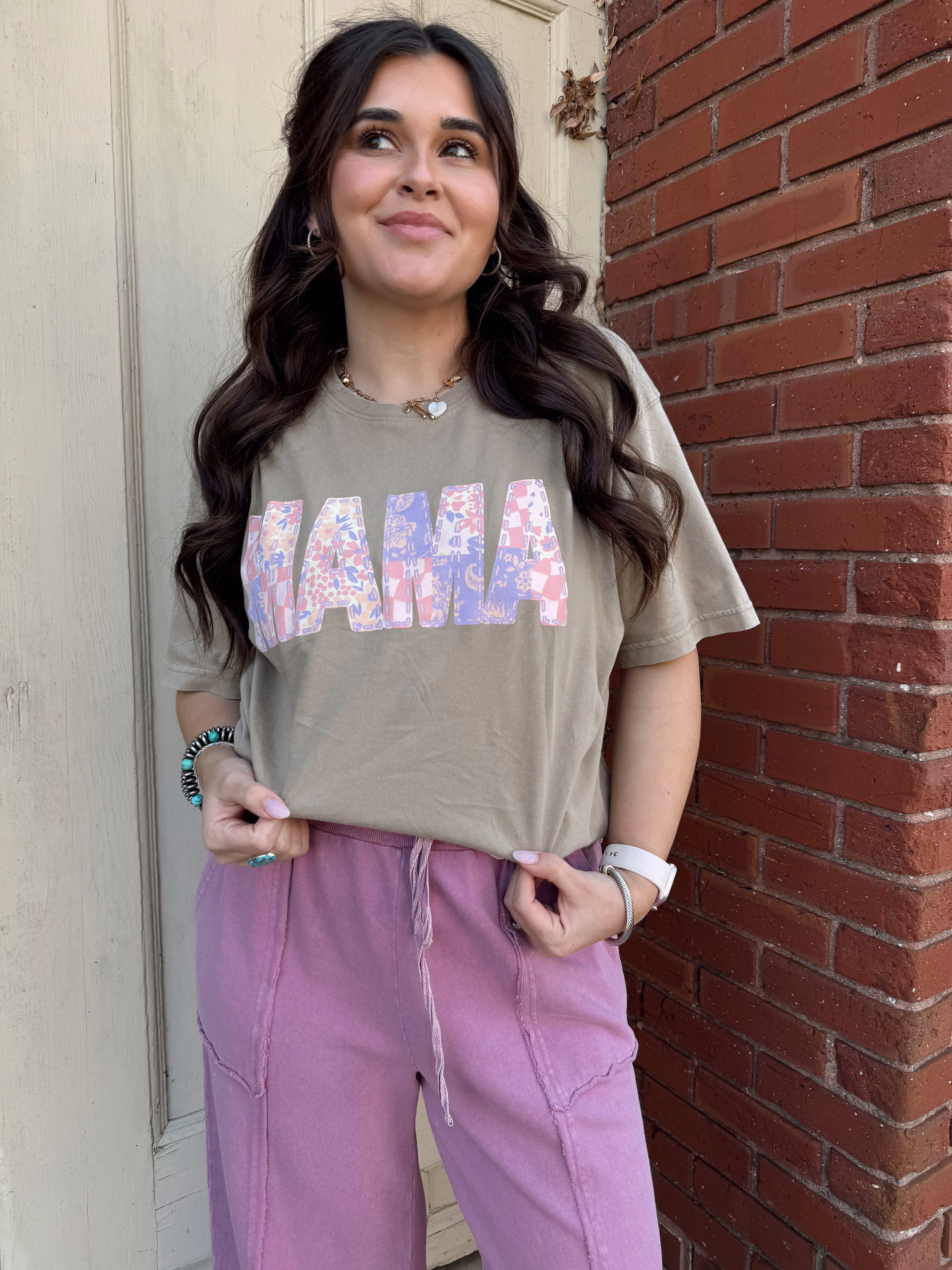 Patchwork Mama Graphic Tee
