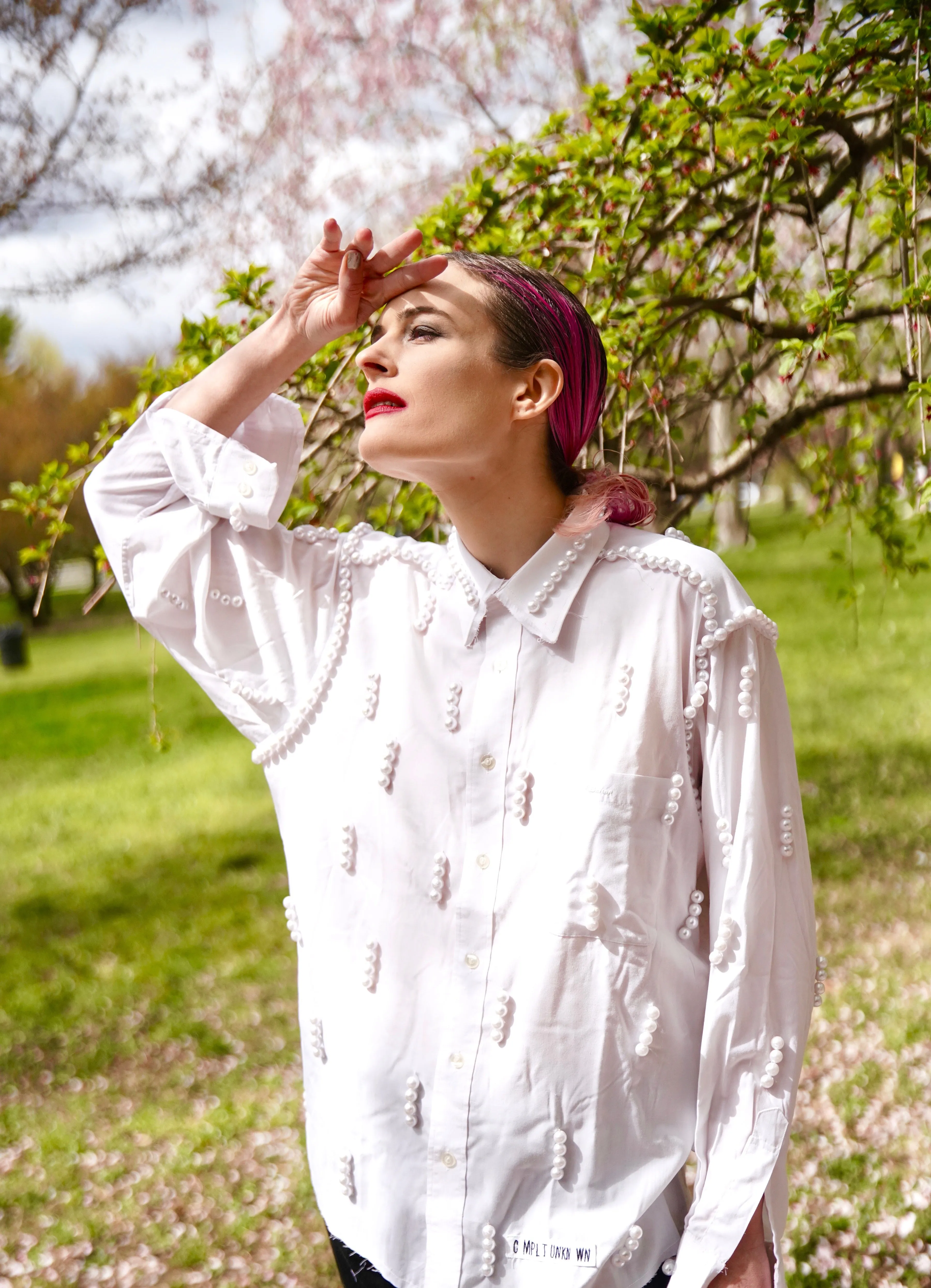 PEARL STRINGS REIMAGINED SHIRT