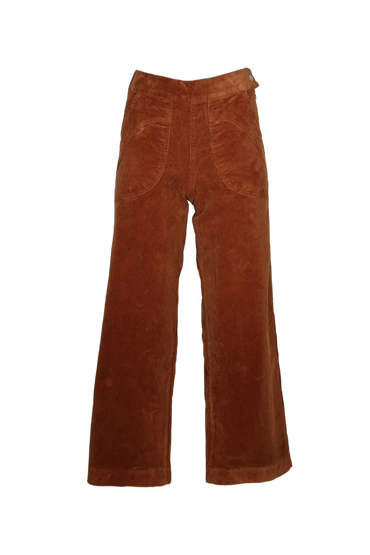 Peggy Lou Pants Caramel in Velvet Corduroy