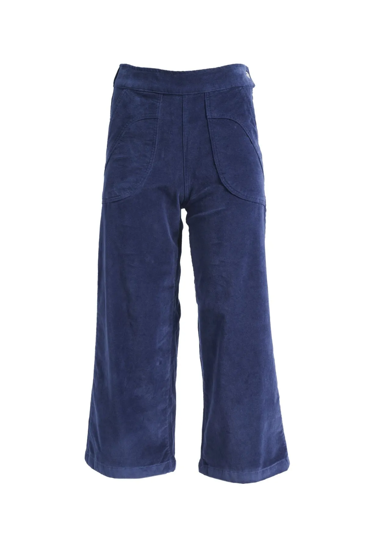 Peggy Paris Pants Navy in Soft Velvet