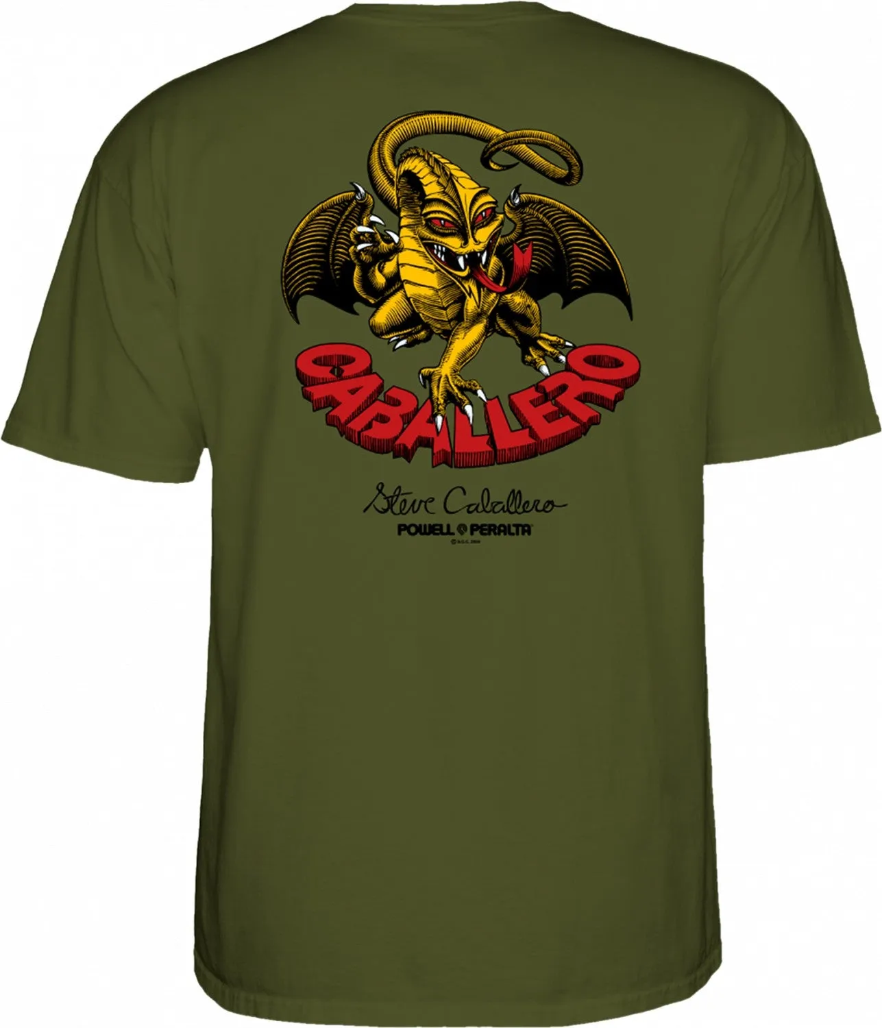 Powell Peralta - Caballero Dragon II Tee Military Green
