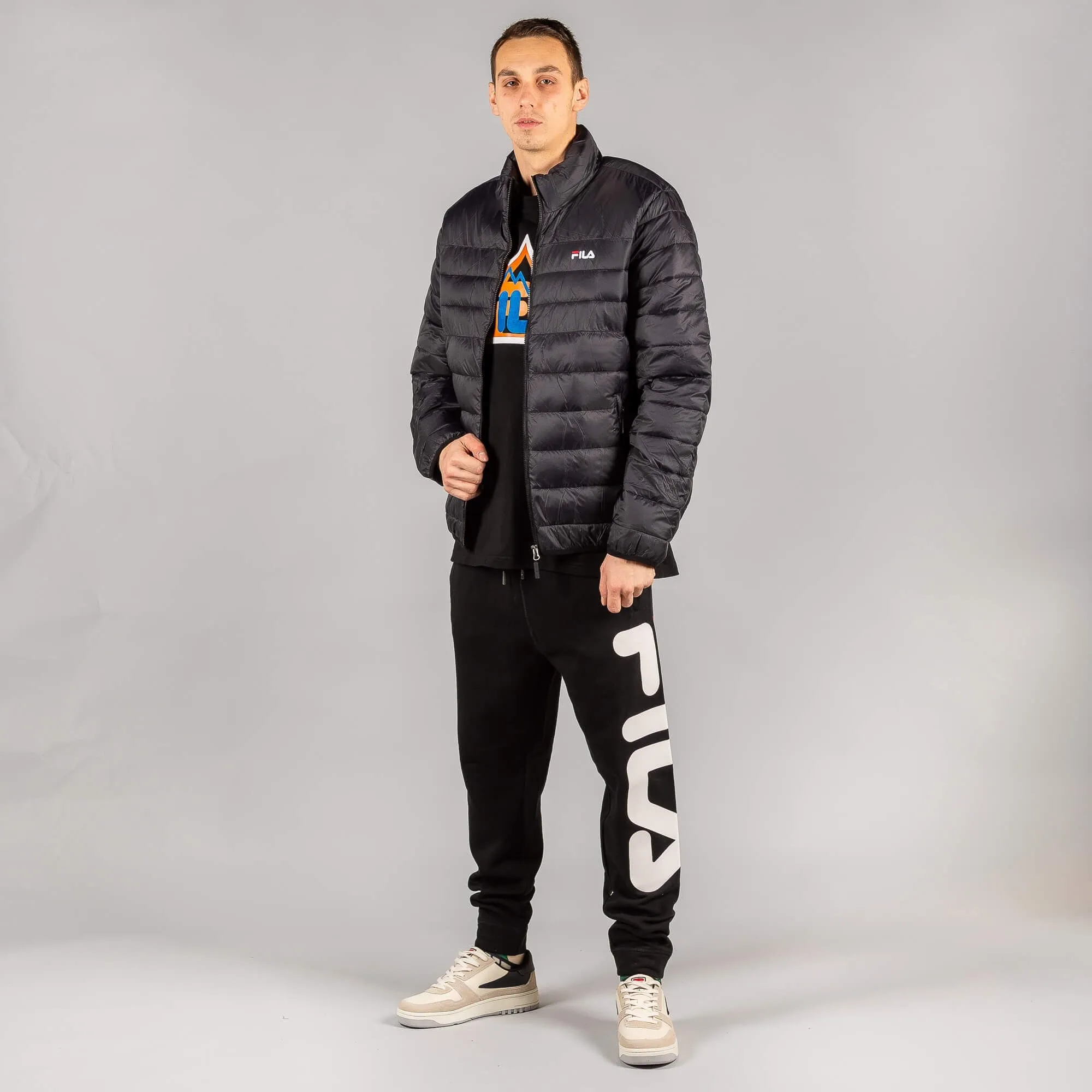 Prechodná bunda Fila EMORY thin liner jacket black čierna