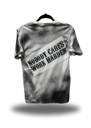 PUNK NOBODY CARES ROAD RASH WHITE TEE