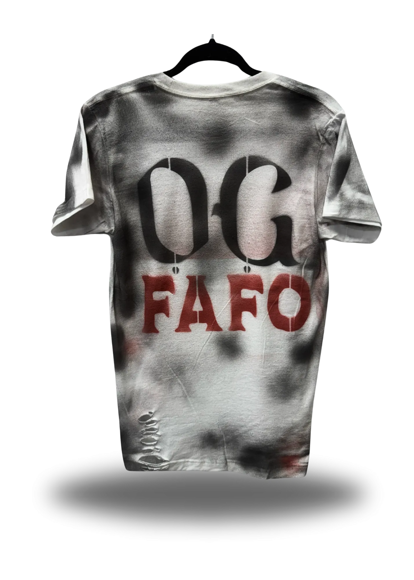 PUNK OG FAFO RASH WHITE TEE