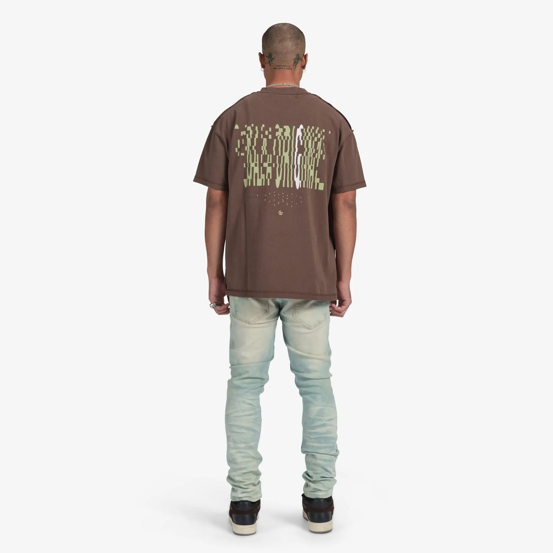 "Glitch" Tee (olive drab)