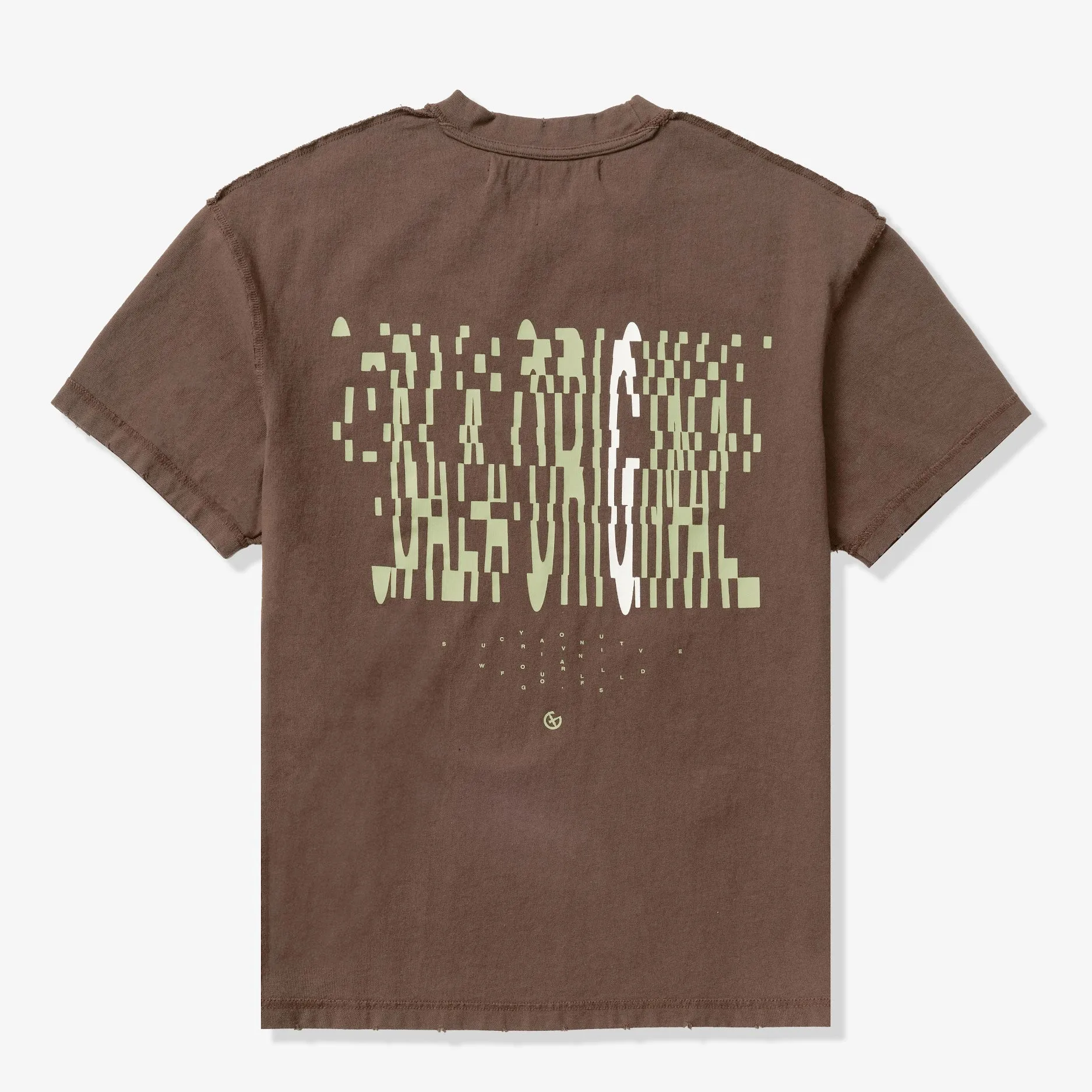 "Glitch" Tee (olive drab)