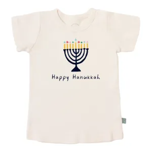 "Happy Hannukah" Organic Cotton Tee