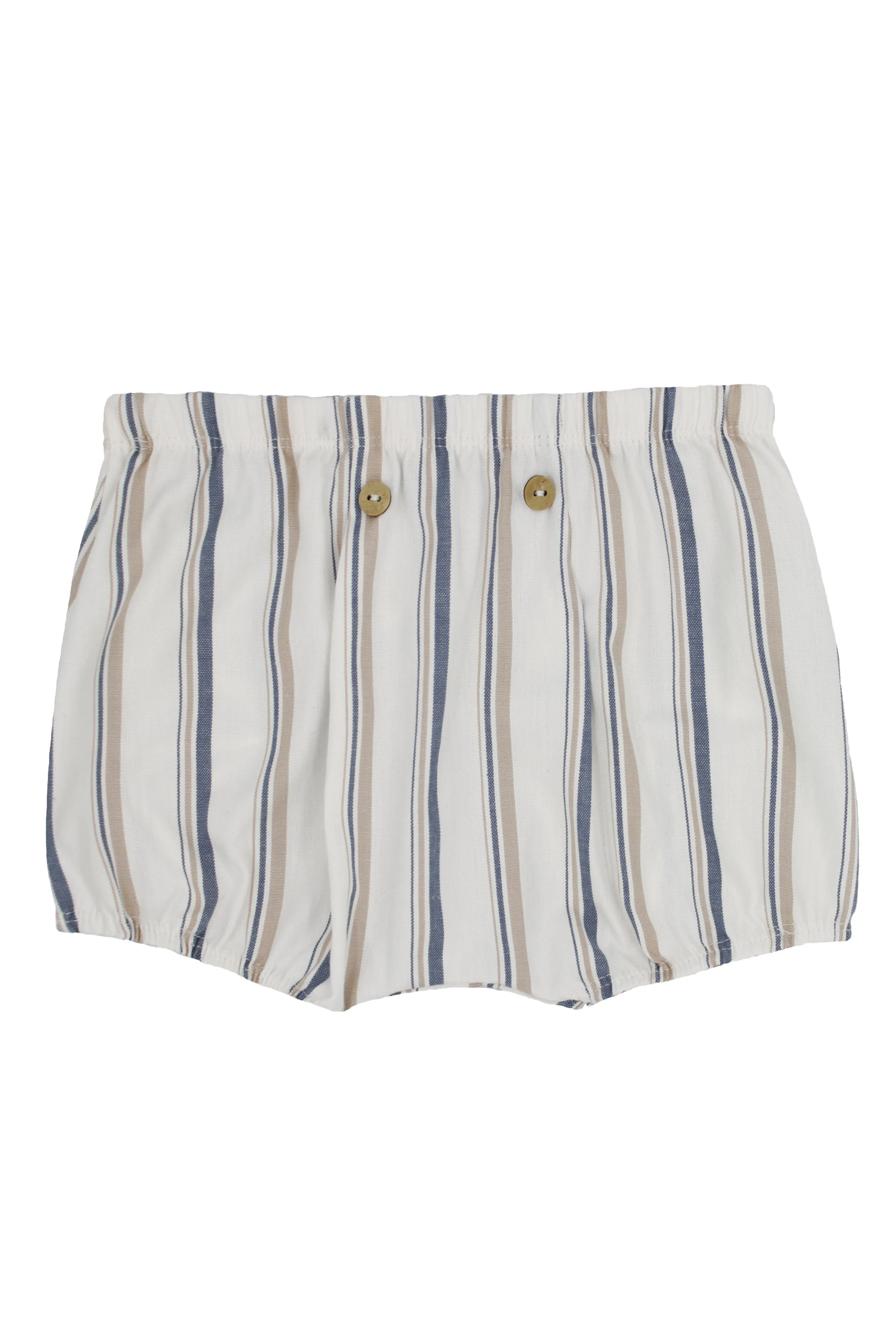 "Joey" Navy & Beige Stripe Bodysuit & Jam Pants