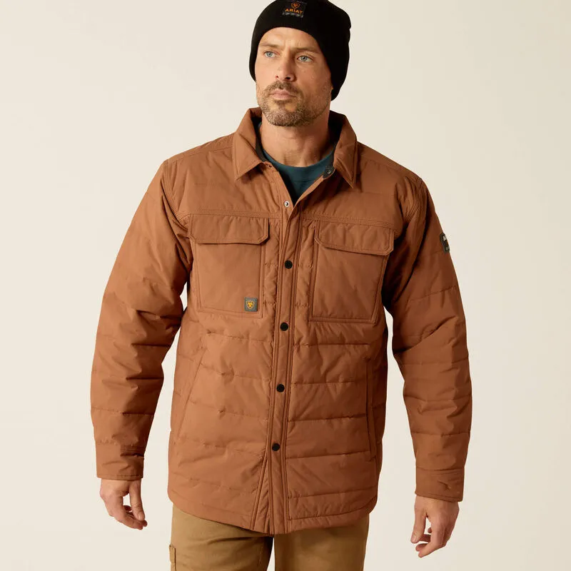 Rebar Cordura Ripstop Insulated Shirt Jacket - Aztec - 10052686
