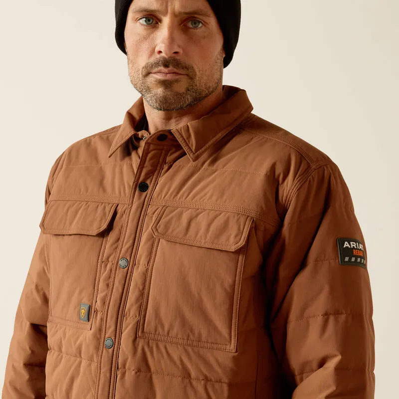 Rebar Cordura Ripstop Insulated Shirt Jacket - Aztec - 10052686