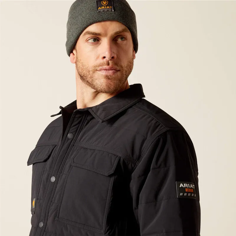 Rebar Cordura Ripstop Insulated Shirt Jacket - Black - 10052120