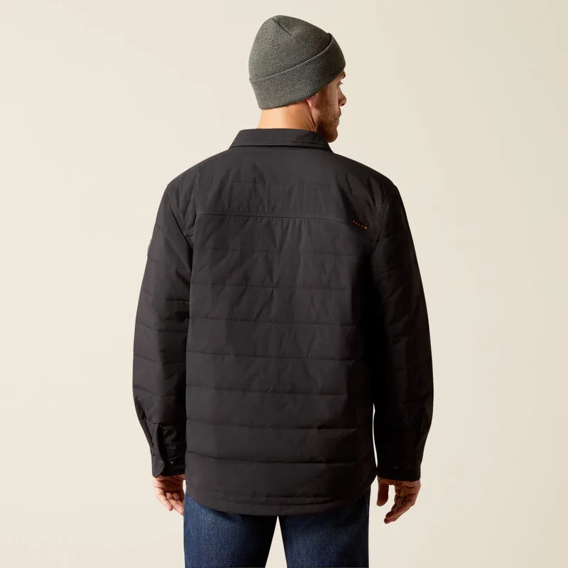 Rebar Cordura Ripstop Insulated Shirt Jacket - Black - 10052120