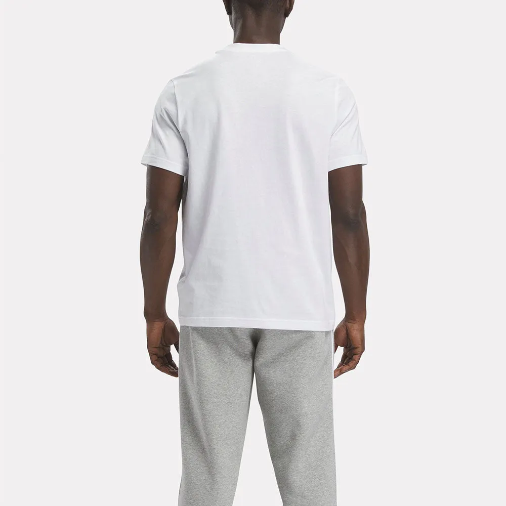 Reebok Mens ID Stacked Logo Tee