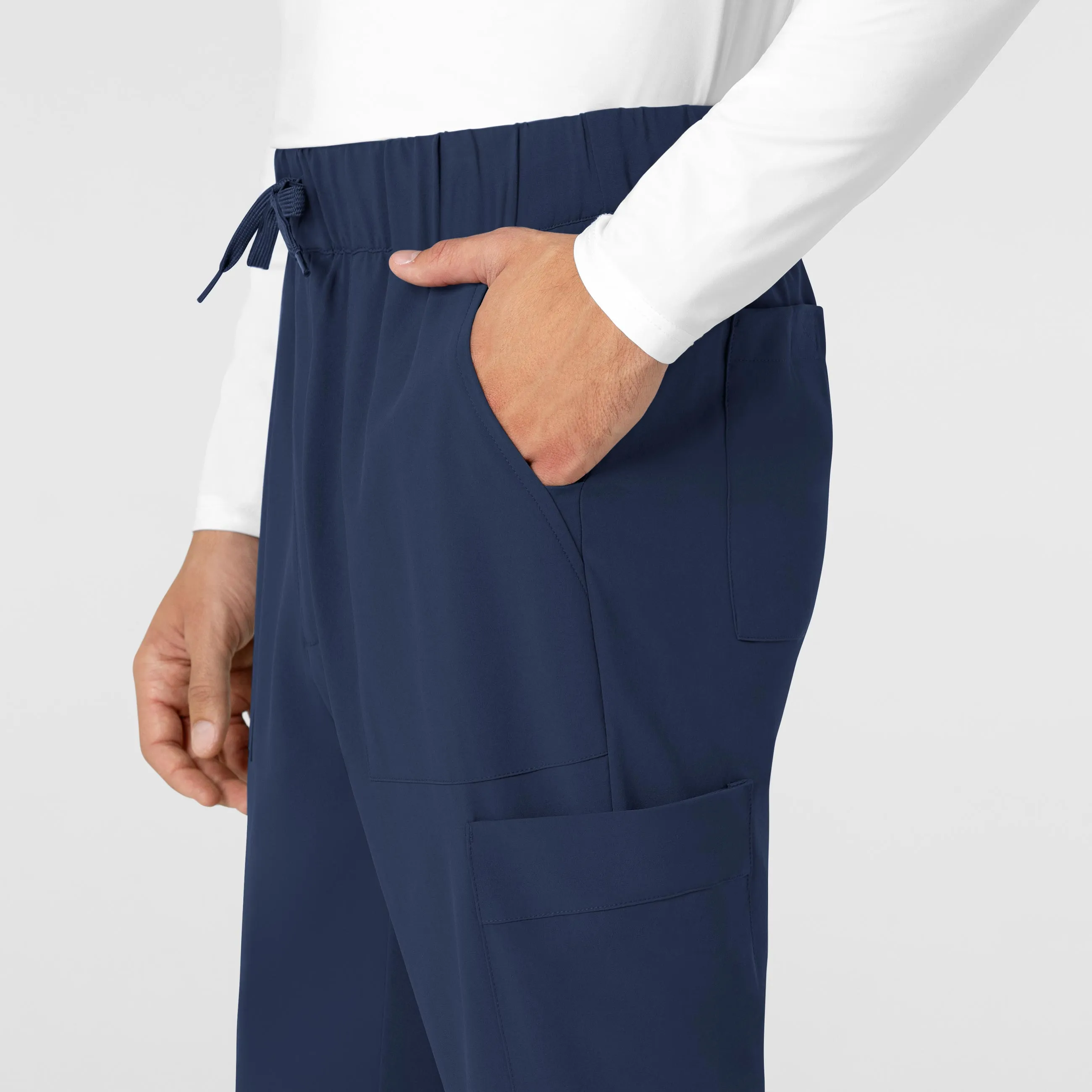 RENEW 5834 Men's Tapered Scrub Pants Navy