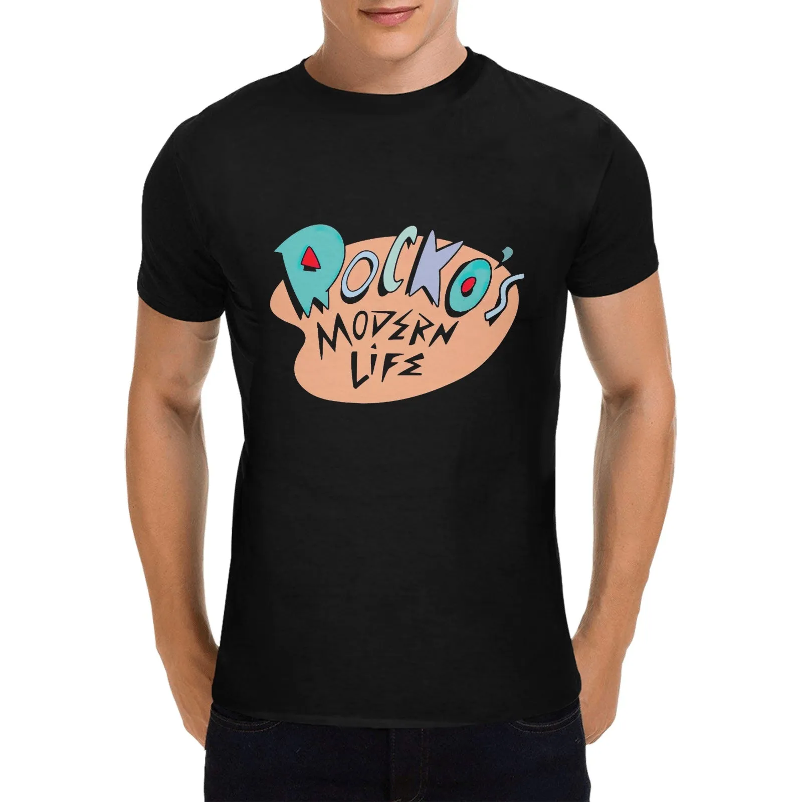 Rocko's Modern Life Print Men's T-shirt 100% Cotton