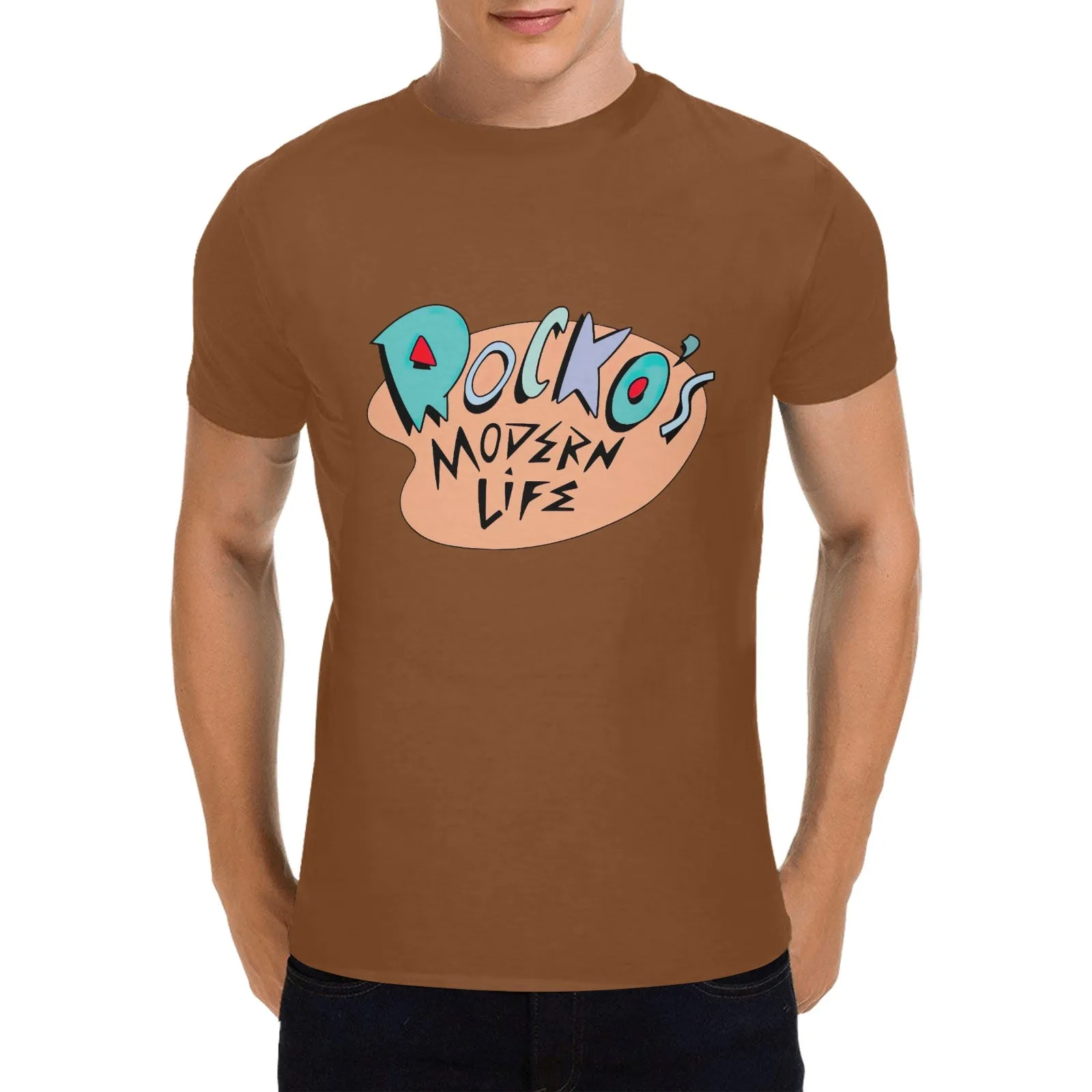 Rocko's Modern Life Print Men's T-shirt 100% Cotton