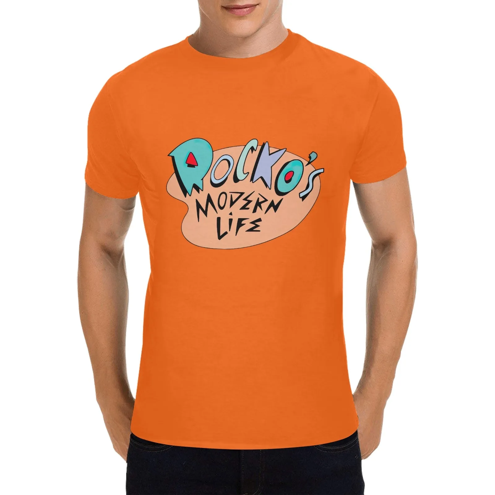 Rocko's Modern Life Print Men's T-shirt 100% Cotton
