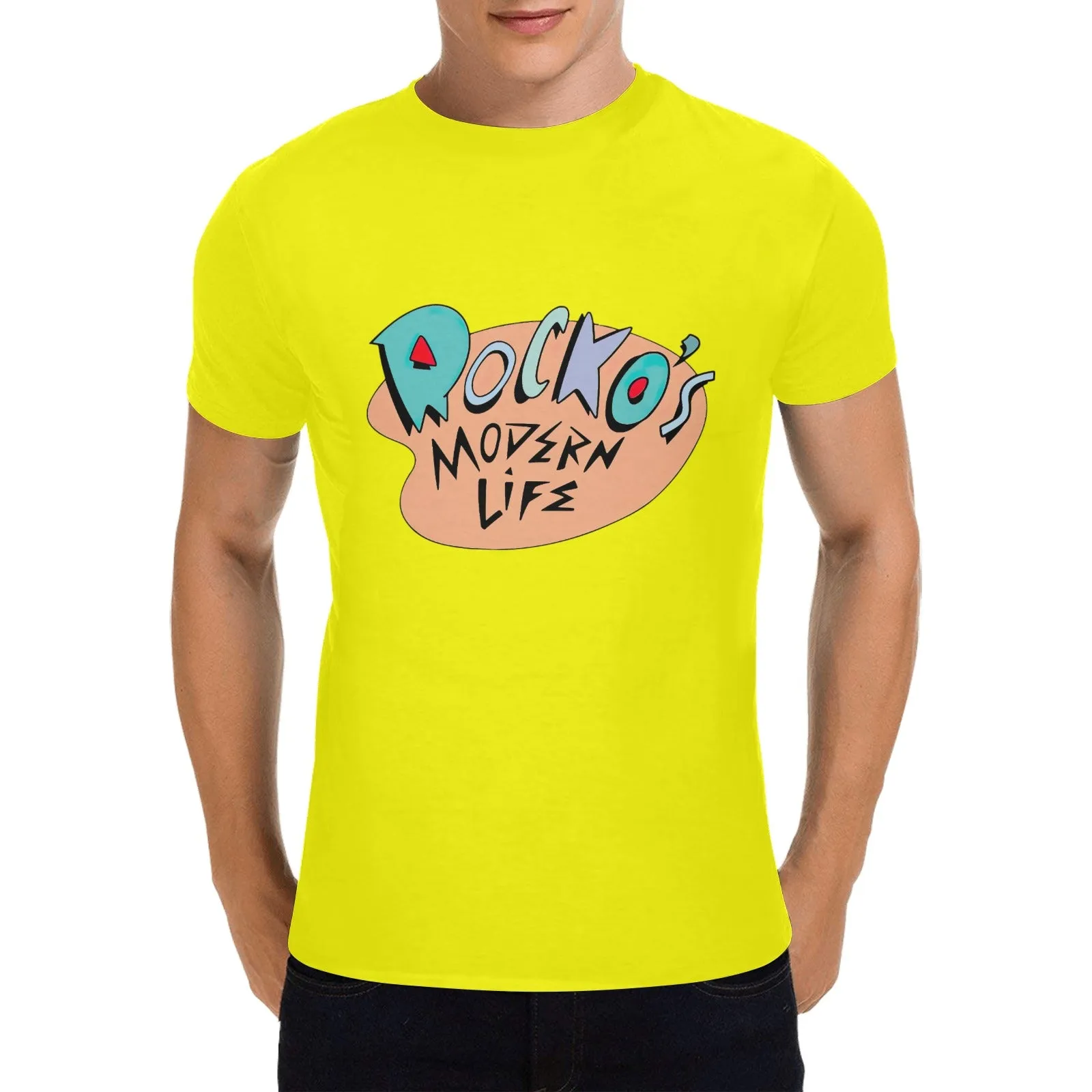 Rocko's Modern Life Print Men's T-shirt 100% Cotton