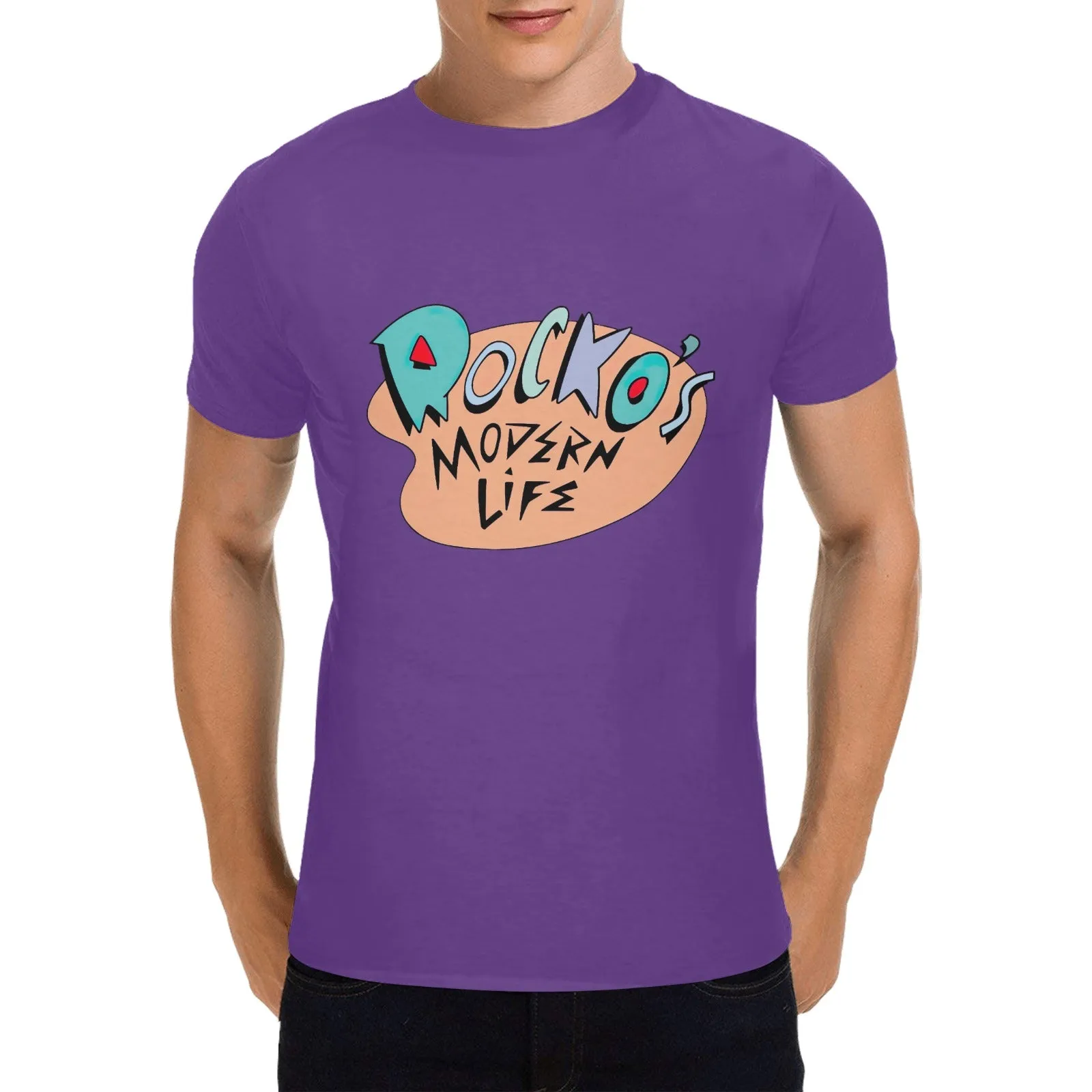 Rocko's Modern Life Print Men's T-shirt 100% Cotton