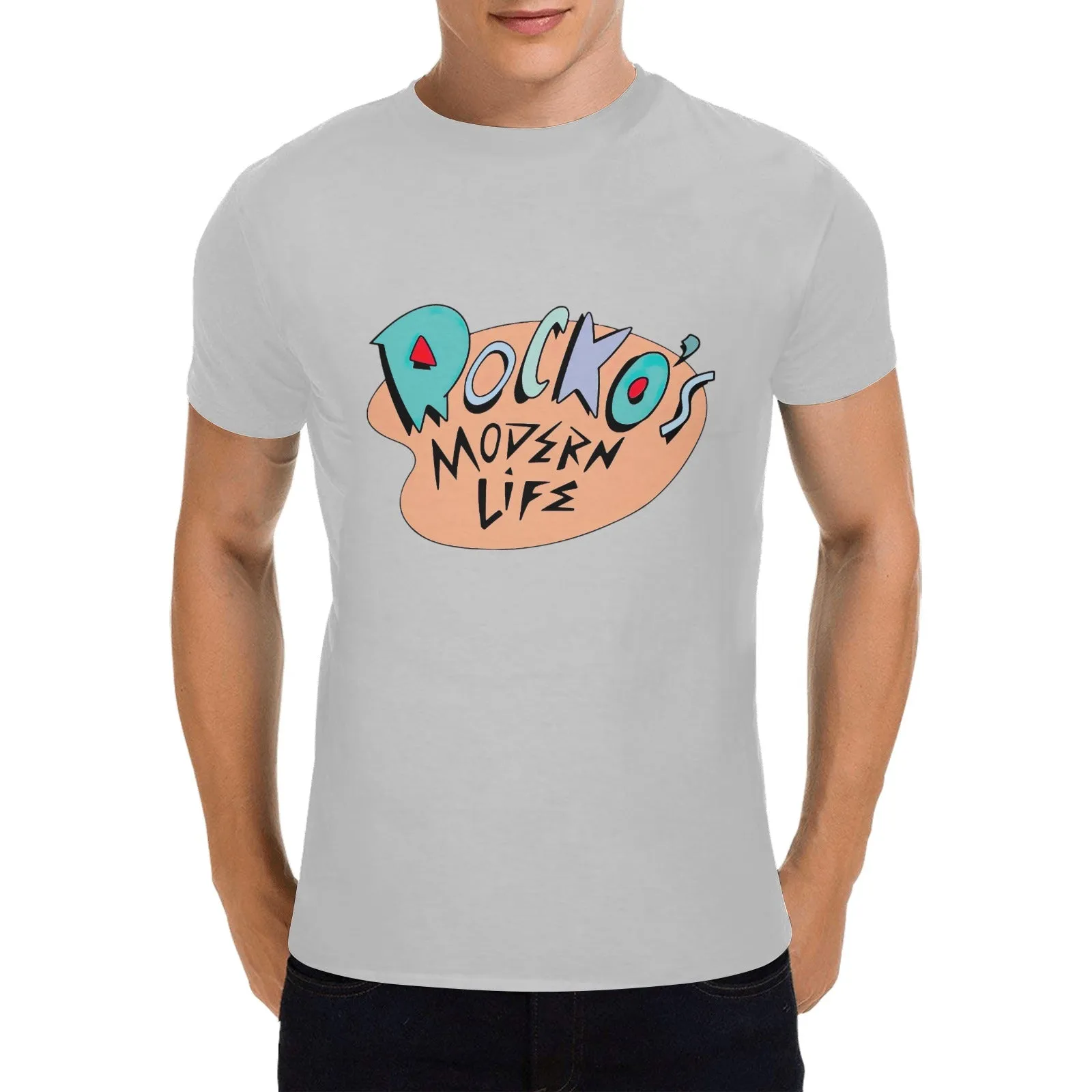 Rocko's Modern Life Print Men's T-shirt 100% Cotton