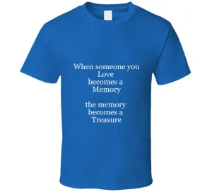 Royal Blue / White T Shirt