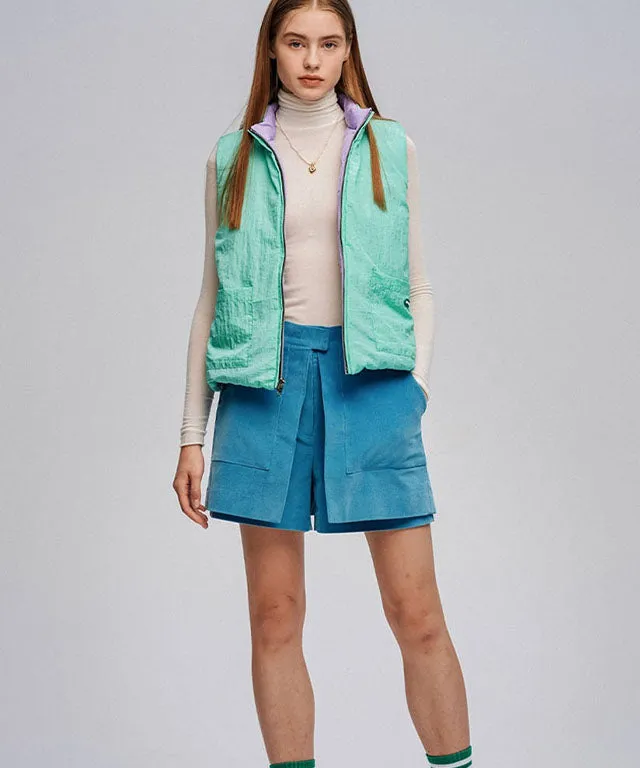 [SAMPLE SALE]LE SONNET Goose Double Vest - Lavender (Mint)