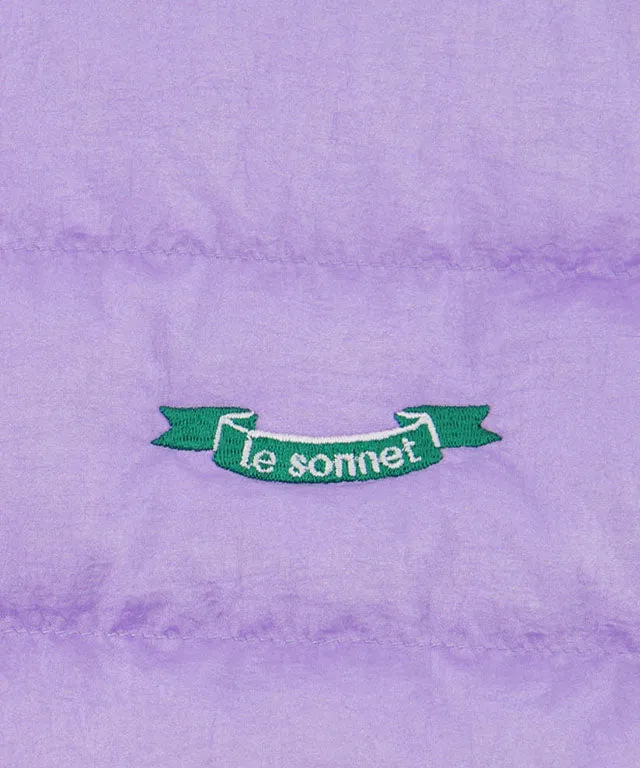 [SAMPLE SALE]LE SONNET Goose Double Vest - Lavender (Mint)