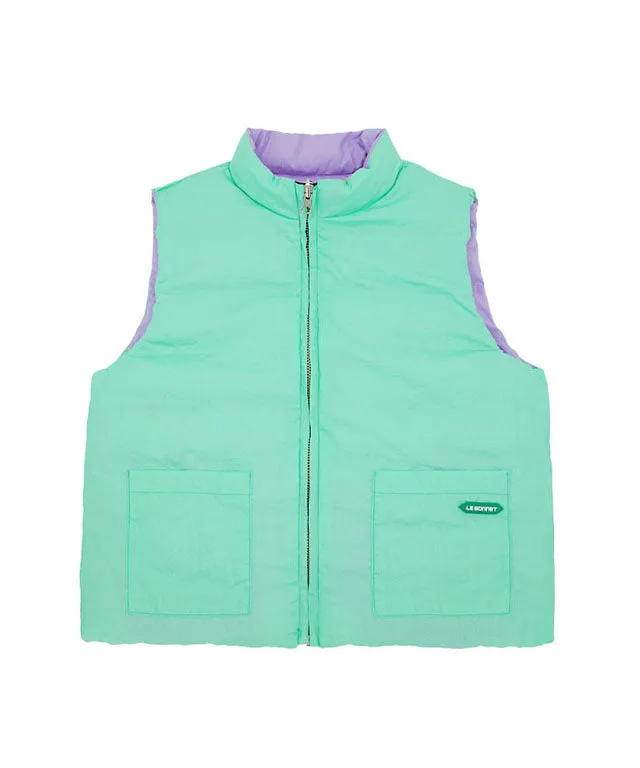 [SAMPLE SALE]LE SONNET Goose Double Vest - Lavender (Mint)