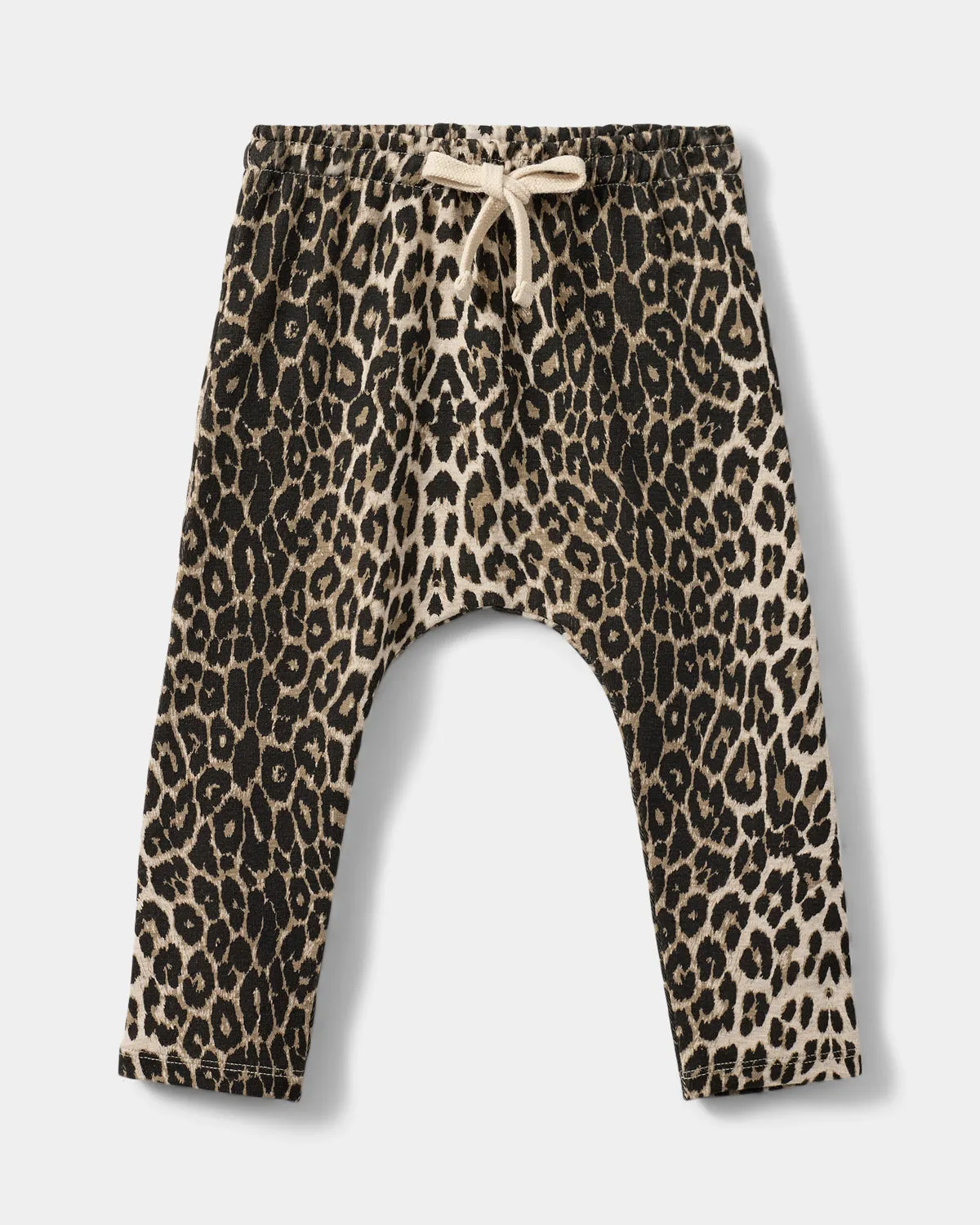 SARAHSB TROUSERS - Light brown leopard