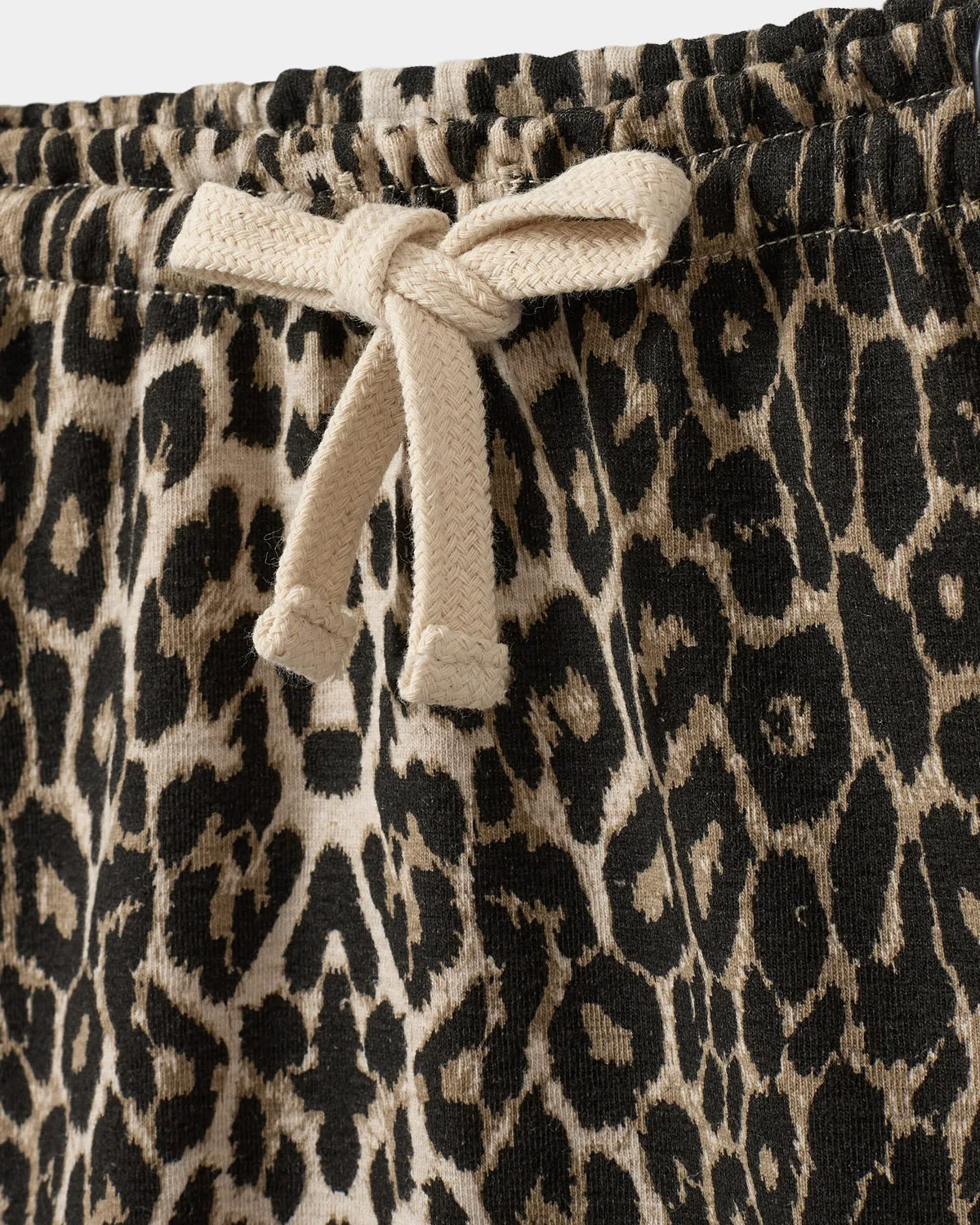 SARAHSB TROUSERS - Light brown leopard