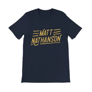 Script Navy T-Shirt