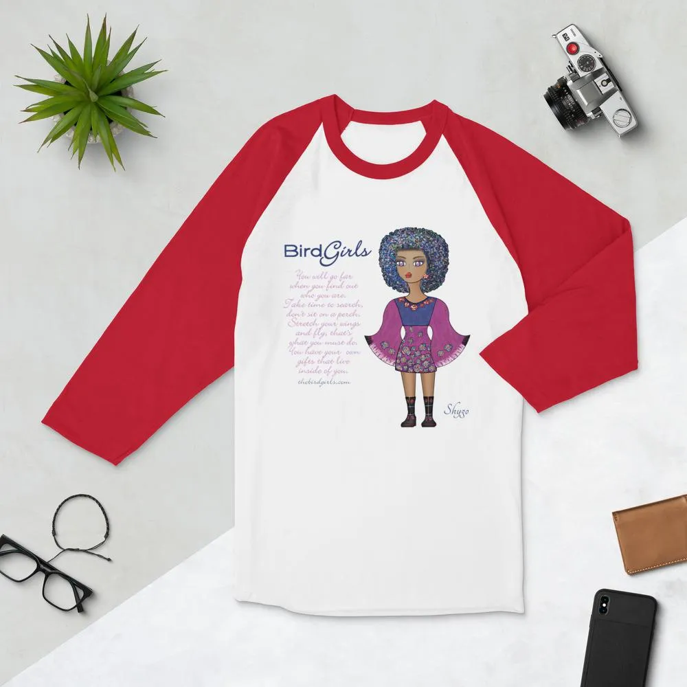 Shygo 3/4 sleeve raglan shirt