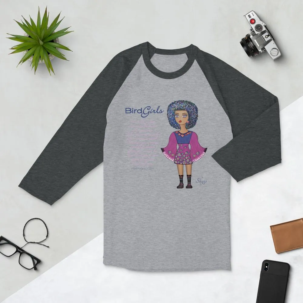 Shygo 3/4 sleeve raglan shirt