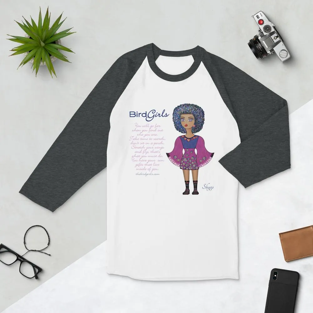 Shygo 3/4 sleeve raglan shirt