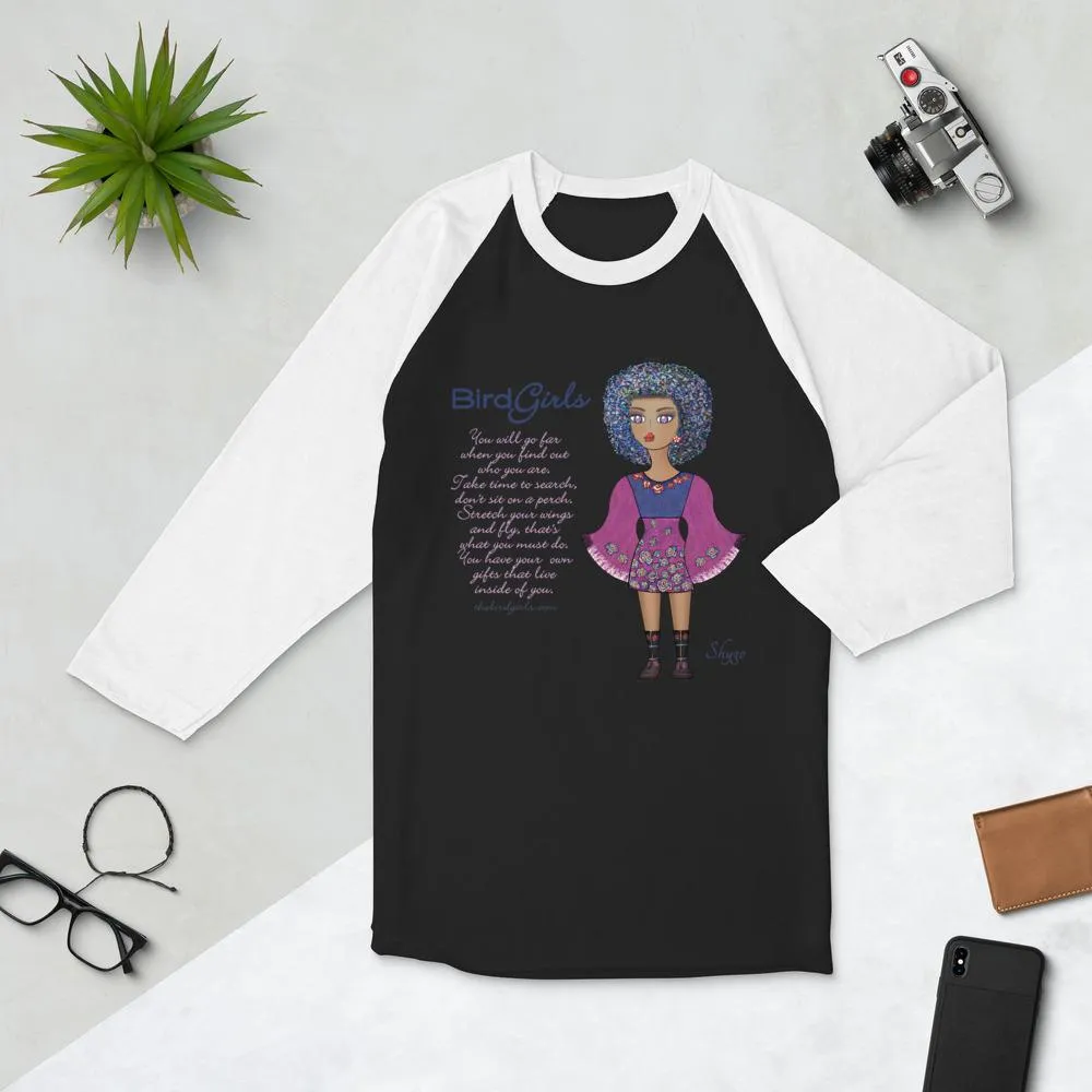 Shygo 3/4 sleeve raglan shirt