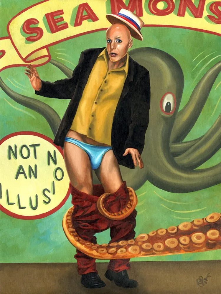 Sideshow Attraction, Starring James St. James  print