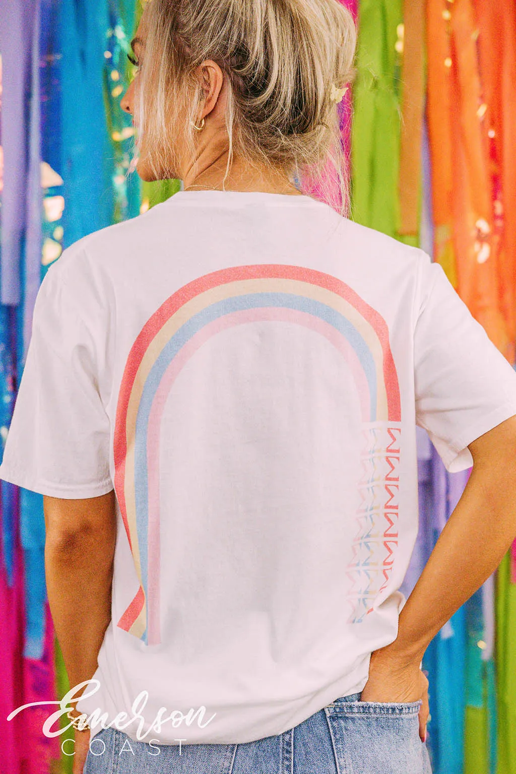 Sigma Sigma Sigma PR Simple Rainbow Tee