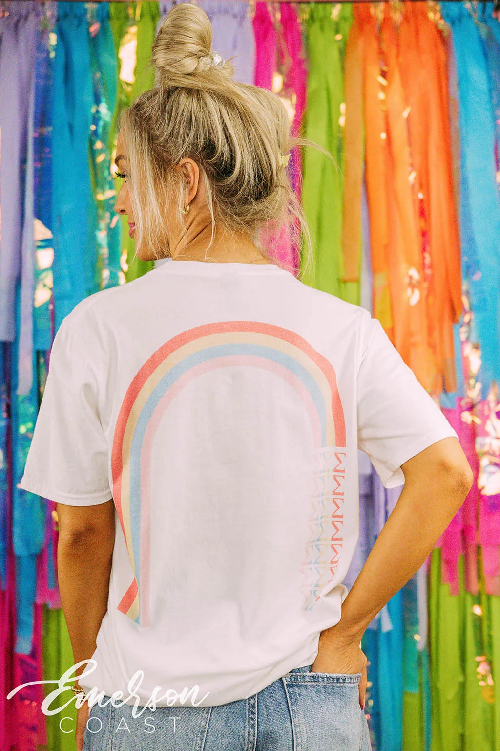 Sigma Sigma Sigma PR Simple Rainbow Tee