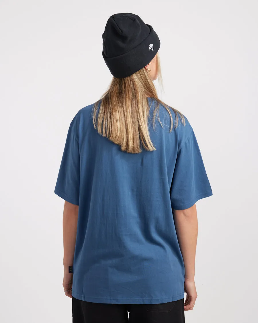 Signature SS Tee Indigo