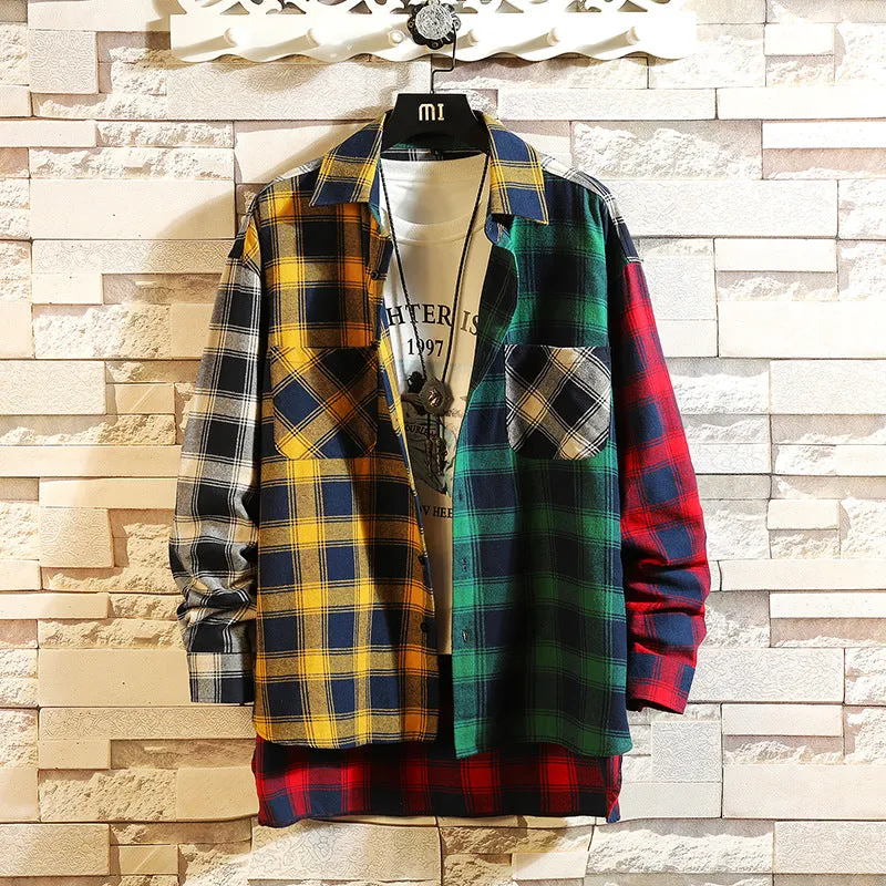 Sleeve striped shirt-D346 | Inspanda