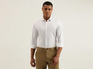 Slim Fit Cut Away Striped Shirts