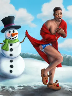 Snowman Surprise print