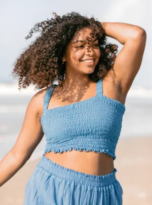 Sol Crop Top - Cielo