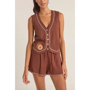 Solis Embroidered Vest