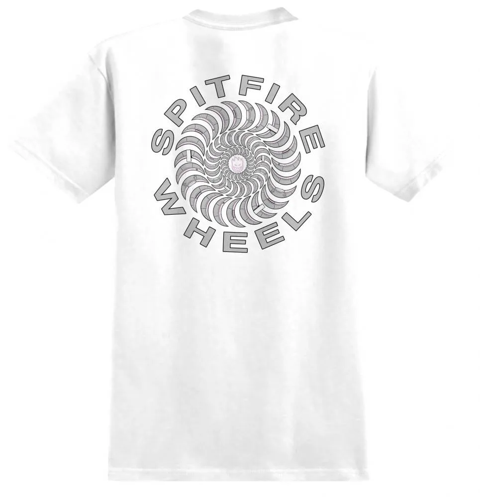 Spitfire Pool Service Classic Tee - White/Pink